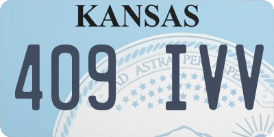 KS license plate 409IVV