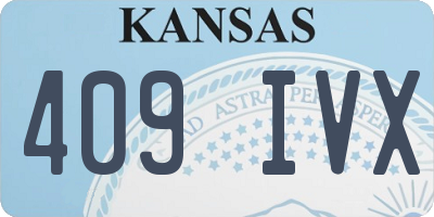 KS license plate 409IVX