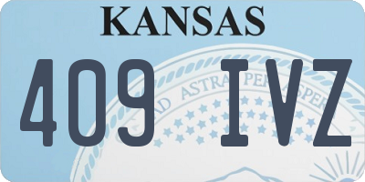 KS license plate 409IVZ