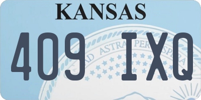 KS license plate 409IXQ