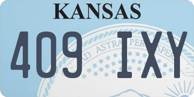 KS license plate 409IXY