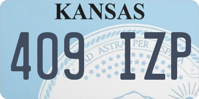 KS license plate 409IZP
