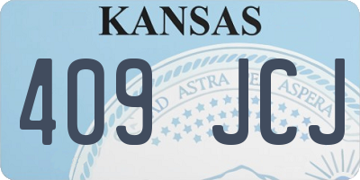 KS license plate 409JCJ