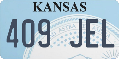 KS license plate 409JEL