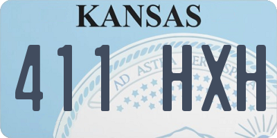 KS license plate 411HXH