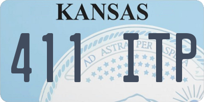 KS license plate 411ITP