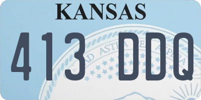 KS license plate 413DDQ