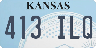 KS license plate 413ILQ