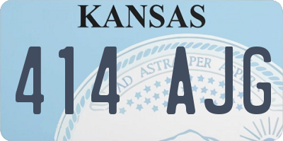 KS license plate 414AJG