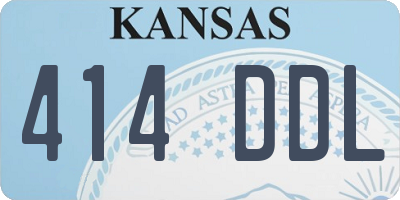 KS license plate 414DDL