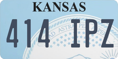 KS license plate 414IPZ