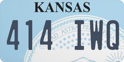 KS license plate 414IWQ