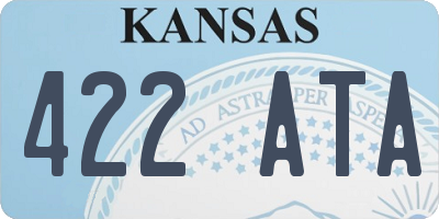 KS license plate 422ATA