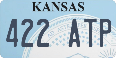 KS license plate 422ATP