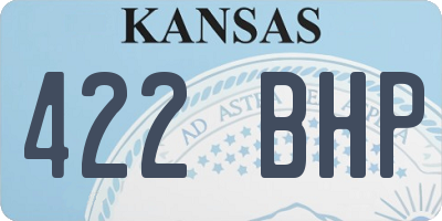 KS license plate 422BHP