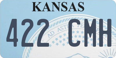 KS license plate 422CMH