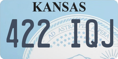 KS license plate 422IQJ