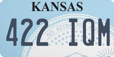 KS license plate 422IQM