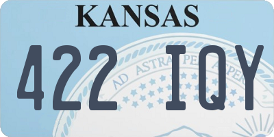 KS license plate 422IQY