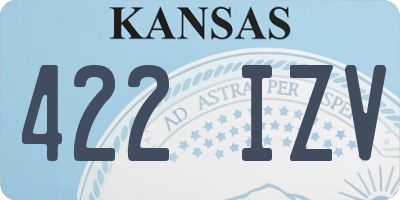 KS license plate 422IZV
