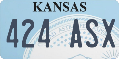 KS license plate 424ASX