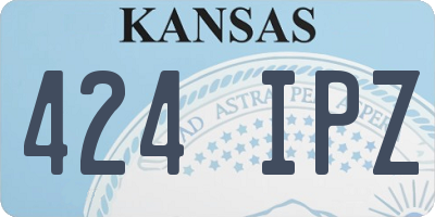 KS license plate 424IPZ