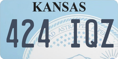 KS license plate 424IQZ