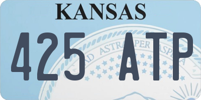 KS license plate 425ATP