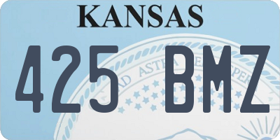KS license plate 425BMZ