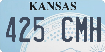 KS license plate 425CMH