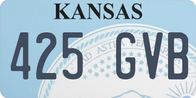 KS license plate 425GVB