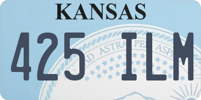 KS license plate 425ILM