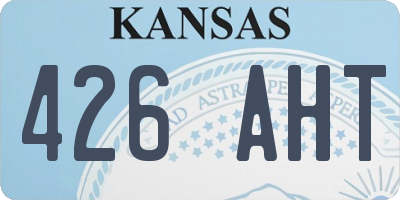 KS license plate 426AHT