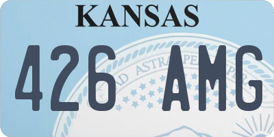 KS license plate 426AMG