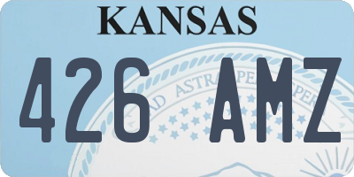 KS license plate 426AMZ