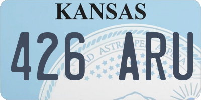 KS license plate 426ARU