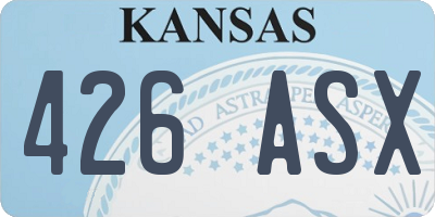 KS license plate 426ASX