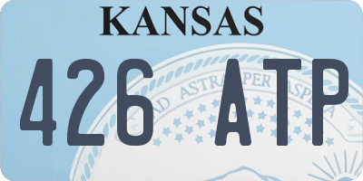 KS license plate 426ATP