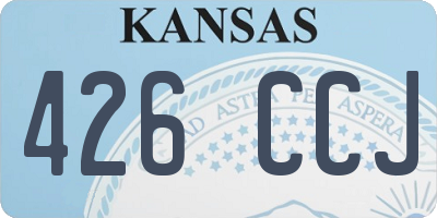 KS license plate 426CCJ