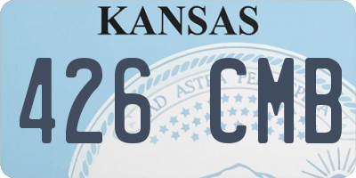 KS license plate 426CMB