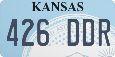KS license plate 426DDR