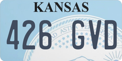KS license plate 426GVD