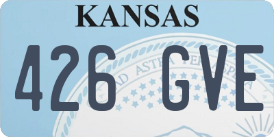 KS license plate 426GVE