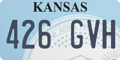 KS license plate 426GVH