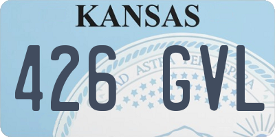 KS license plate 426GVL