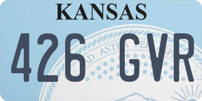 KS license plate 426GVR