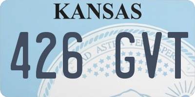 KS license plate 426GVT