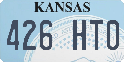 KS license plate 426HTO