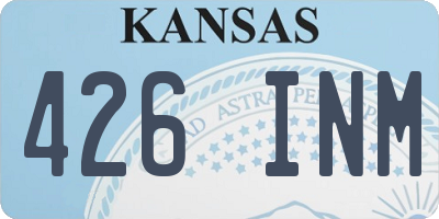 KS license plate 426INM