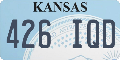 KS license plate 426IQD